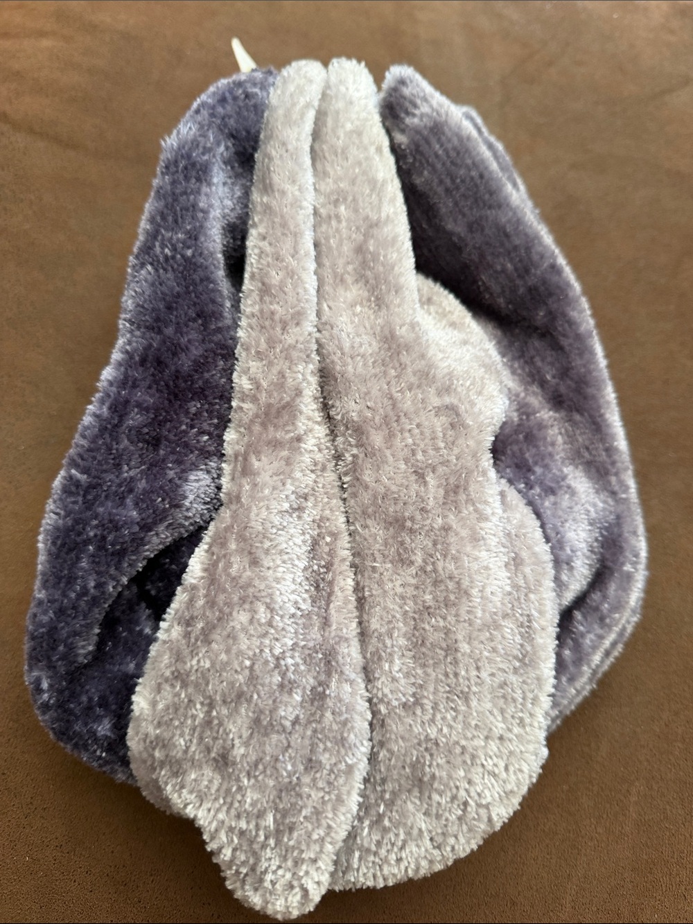 Lemon Plush- Grey and Purple 3 Packs of Cozy Socks New with Tag